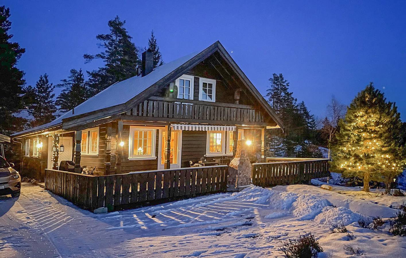 Ferienhaus für 7 Personen mit Terrasse in Nissedal