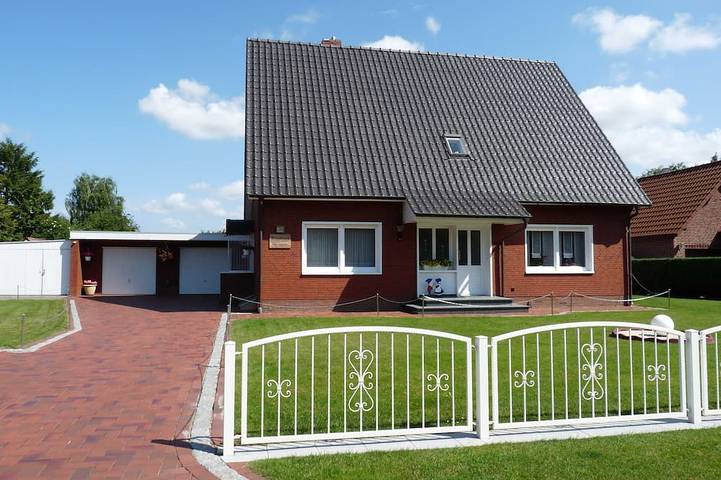 Gîte pour 4 personnes, avec terrasse et jardin à Rhauderfehn