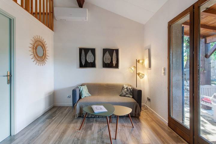 Appartamento intero, La Petite Provence, duplex climatizzato con piscina in residence sicuro in Tourrettes Varo, Costa mediterranea (Francia)