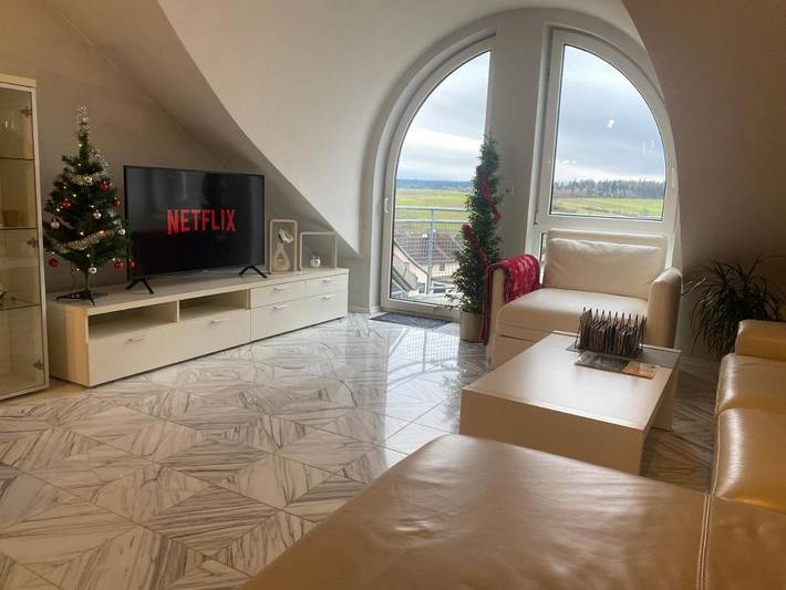 Ferienwohnung für 4 Personen, mit Balkon und Ausblick in Dornstetten
