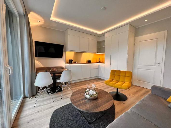 Apartmenthotel für 2 Personen, mit Balkon und Terrasse sowie Garten und Sauna