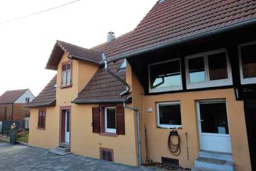 Gîte pour 8 personnes, avec jardin à Andolsheim