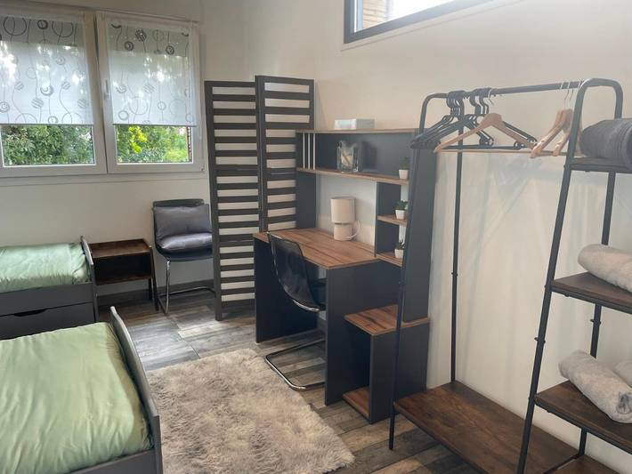 Gîte pour 6 personnes, avec jardin et vue, animaux acceptés à Villeneuve-d'Ascq - 4