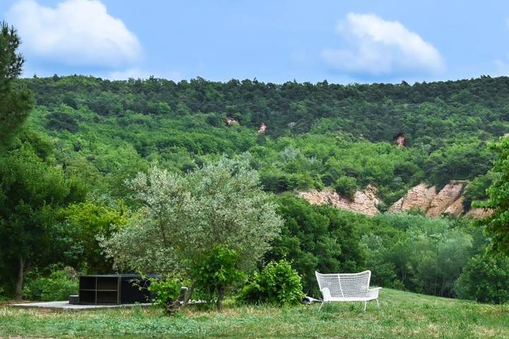 Location de vacances pour 6 personnes, avec jardin ainsi que piscine et vue, animaux acceptés à Viens - 2