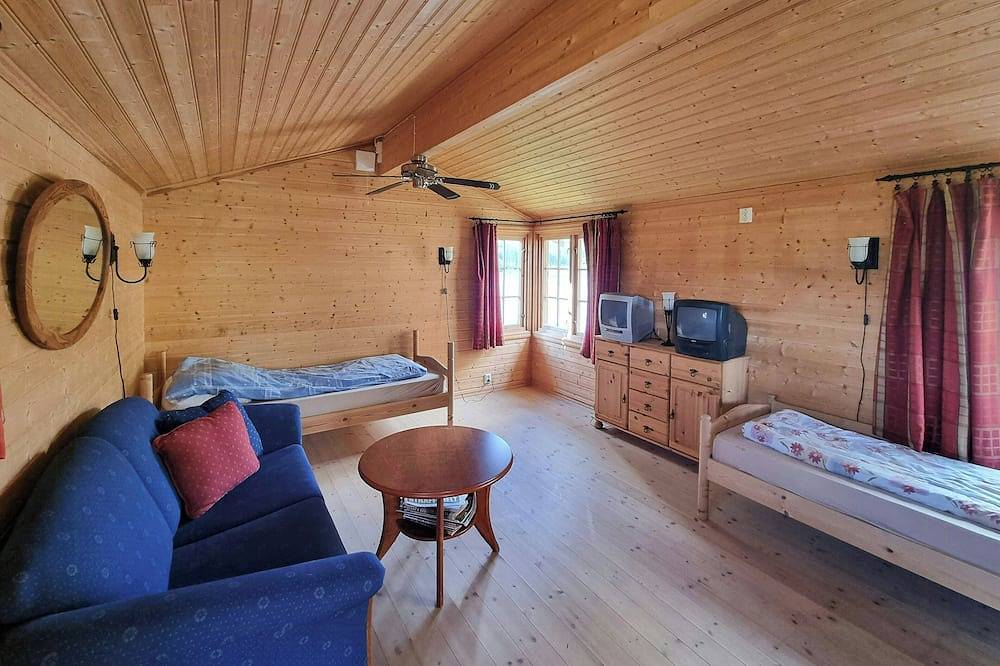 Hütte am Lachsfluss Orkla in der Nähe von Trollheimen in Nördliches Fjordnorwegen