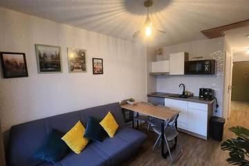 Gîte pour 4 personnes, avec vue et terrasse à Sallanches