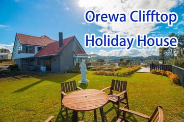 Location de vacances pour 10 personnes, avec vue et jardin dans Orewa