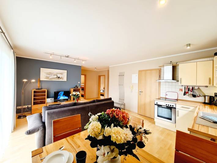 Appartement de vacances pour 6 personnes, avec balcon et sauna - 1