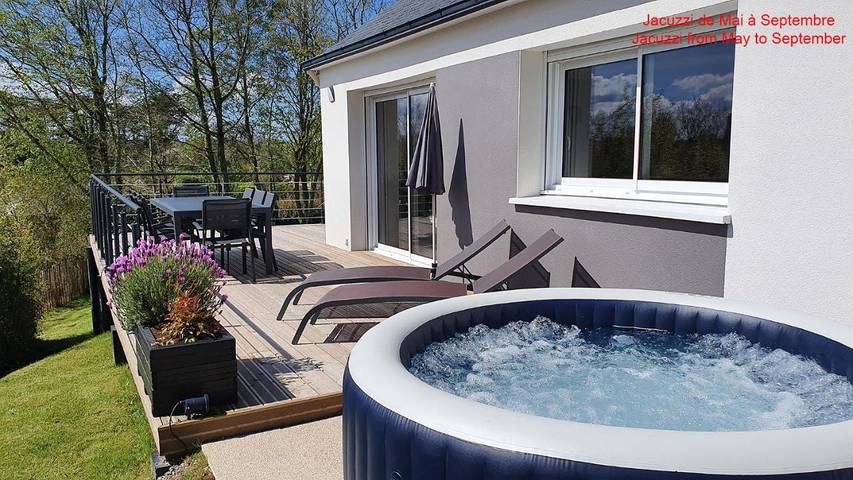 Maison de vacances pour 7 personnes, avec jardin et jacuzzi
