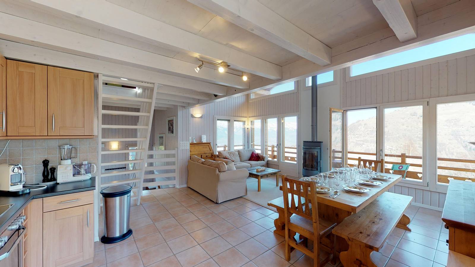 Karibu - Mountain & View chalet 10 pers in Nendaz, Walliser Alpen