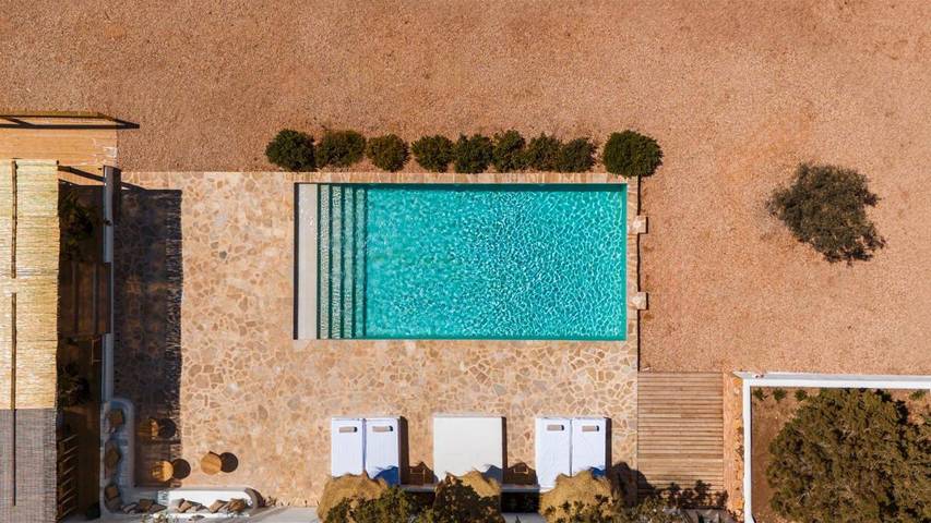 Gîte pour 2 personnes, avec piscine ainsi que vue et jardin dans Playa Migjorn Formentera - 2