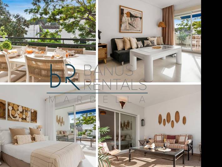 Appartement voor 4 personen, with balkon and zwembad as well as tuin in Puerto Banús
