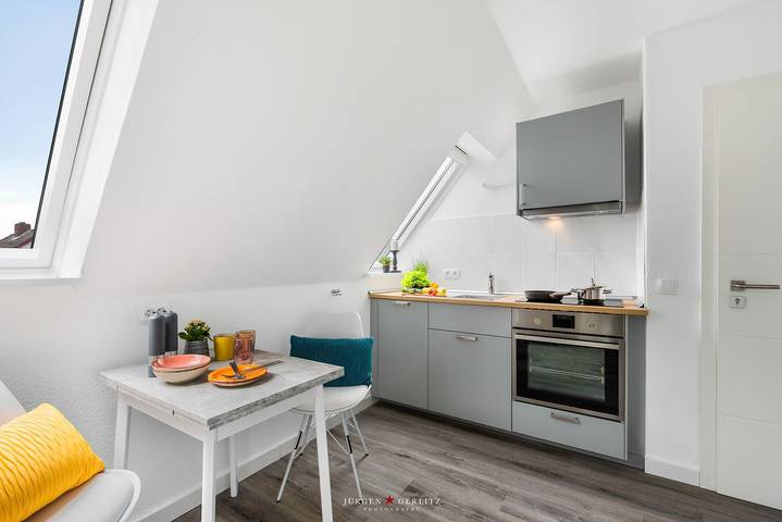 Ganze Wohnung, Beste Stuuv - Balkon, Gartenmöbel, Waschmaschine, Tv, Dusche, Pkw-Stellplatz in Stadt Glücksburg, Glücksburg