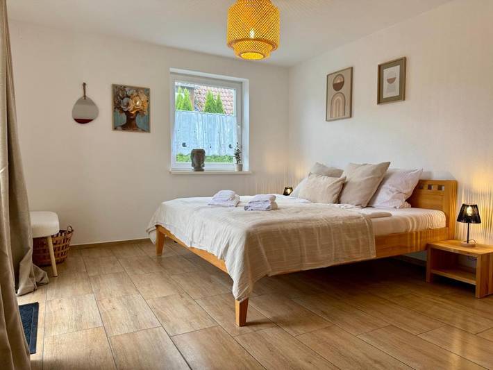 Ferienwohnung für 6 Personen, mit Terrasse und Garten in Kötz