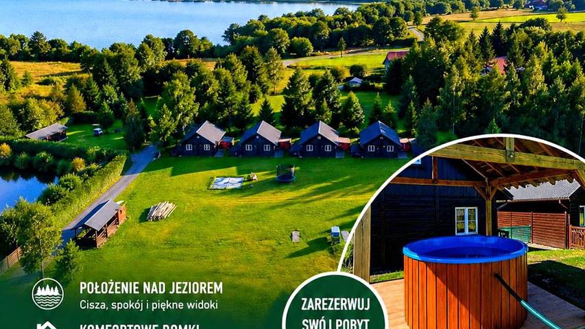 Chalet für 2 Personen, mit Garten und Kinderpool sowie Ausblick und Seeblick, mit Haustier in Niederschlesien - 4