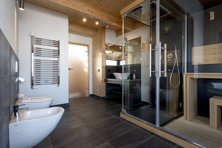 Ferienhaus # 3 mit Sauna, Whirlwanne innen und Whirlpool außen in Stadl-Predlitz, Turracher Höhe