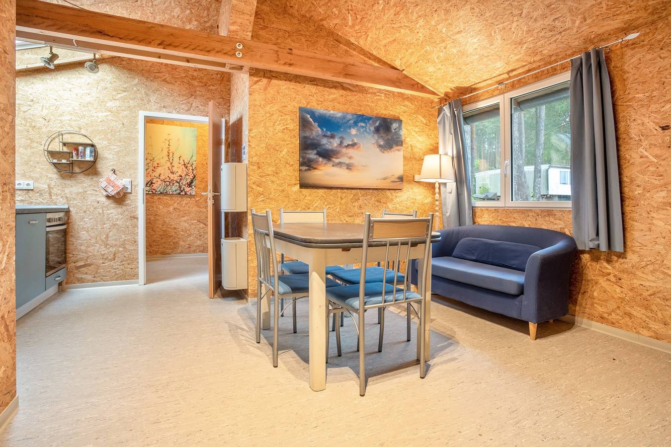Bungalow '- Himmelsblau -' with Shared Terrace and Shared Garden in Lychen, Uckermark region