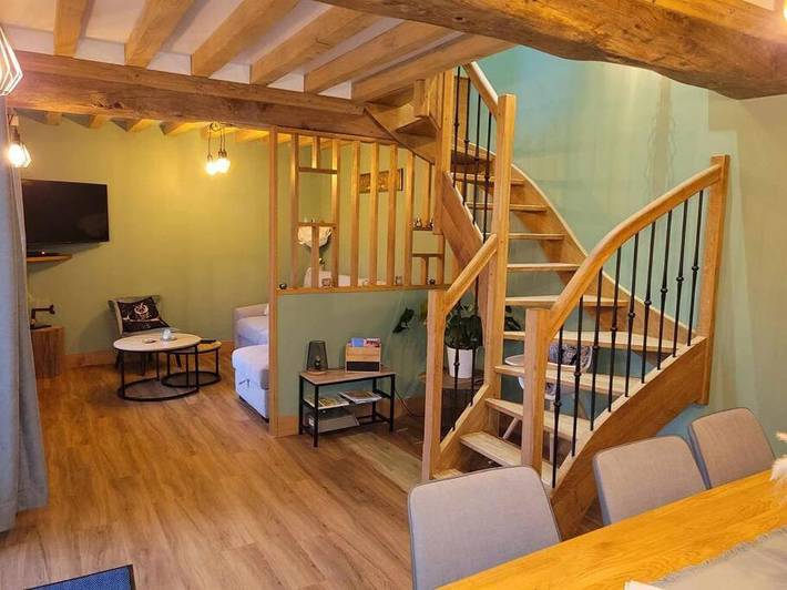 Location de vacances pour 6 personnes, avec terrasse, adapté aux familles à Saint-Pierre-sur-Dives