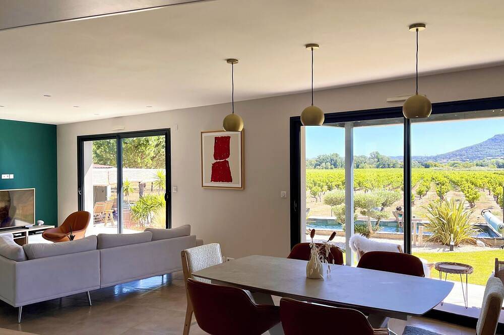 Villa César « havre de paix et vues imprenables » in Chusclan, Région de Nîmes