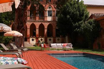 Cottage pour 2 personnes, avec piscine ainsi que jardin et vue à Verdun-sur-Garonne