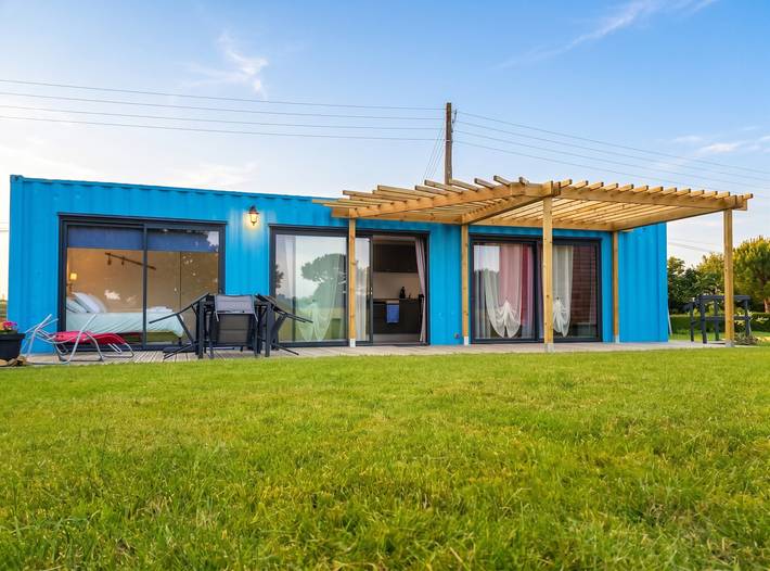 Ferienhaus für 4 Personen, mit Terrasse
