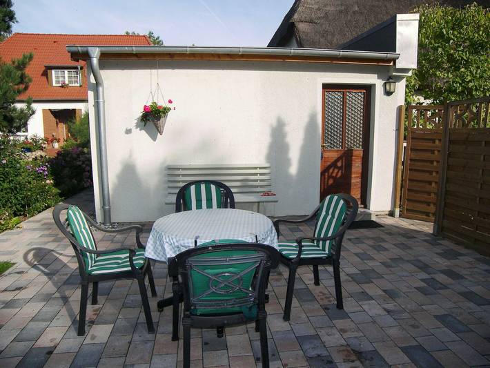 Ganze Ferienwohnung, Fewo Krummin in ruhiger Lage mit Terrasse - Ferienwohnung im Eg in Krummin, Usedomer Norden