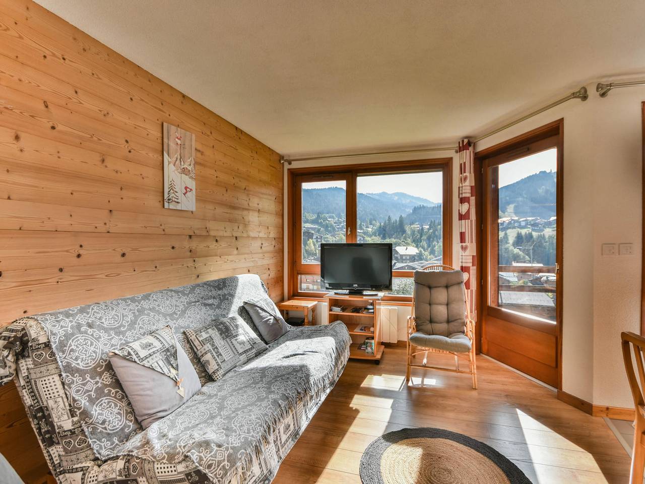 Apartamento entero, Les Gets - T3 para 6 pers con logia, balcón y Wifi in Les Gets, Les Portes du Soleil