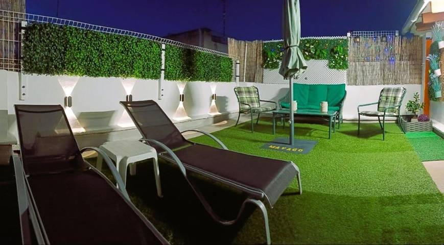 Ferienhaus für 5 Personen, mit Terrasse und Ausblick in Pego