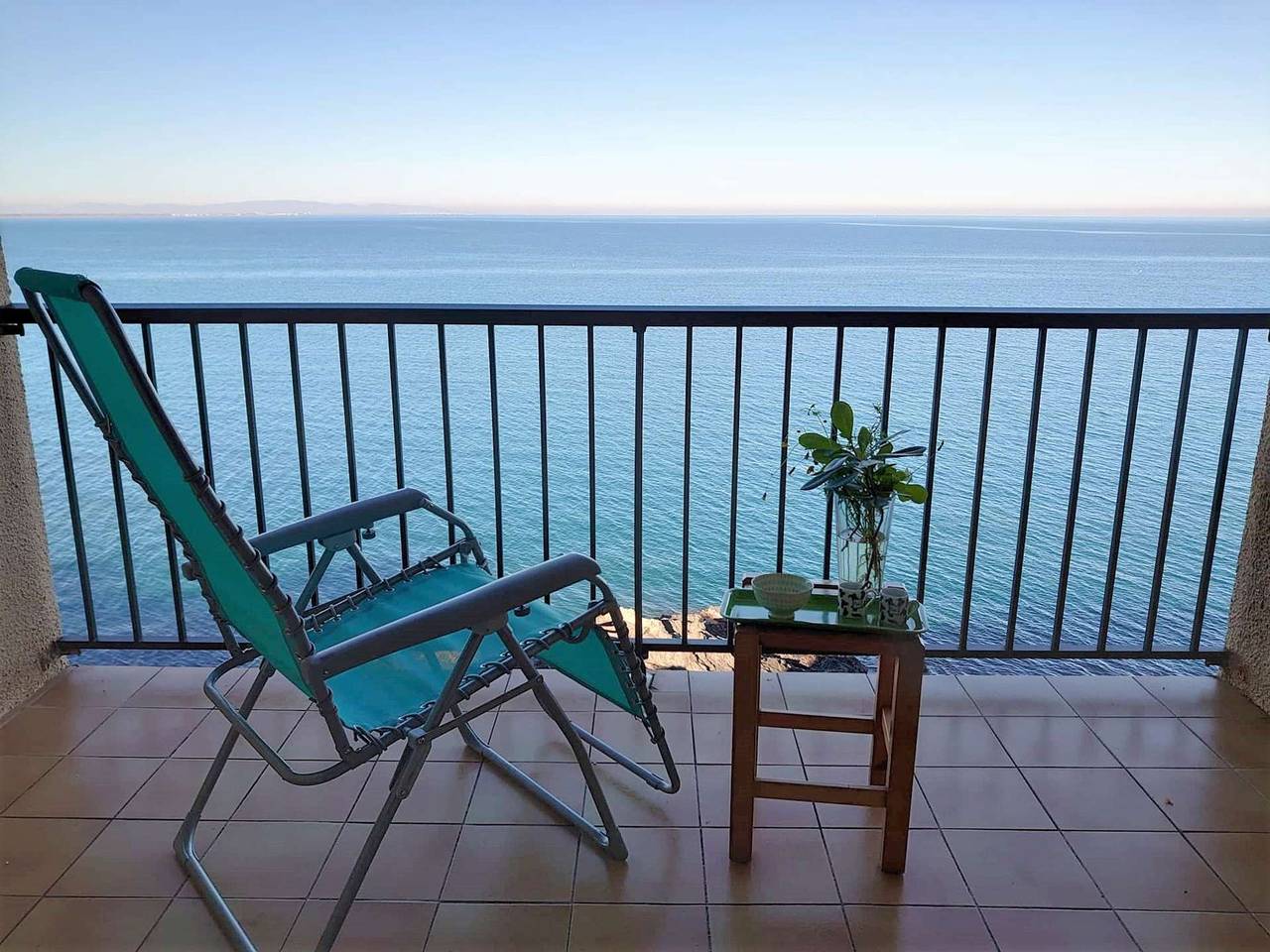 Ganze Wohnung, Maisonette-Apartment für 5 mit Meerblick in Collioure in La Côte Vermeille, Collioure