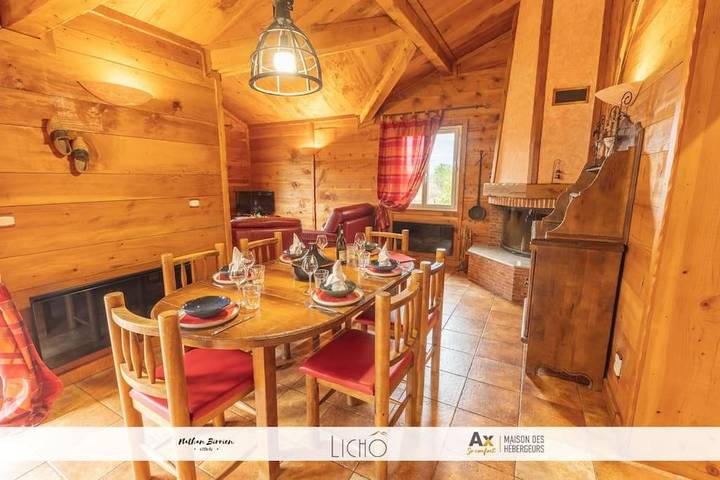 Chalet pour 8 personnes, avec jardin ainsi que vue et terrasse à Ax-les-Thermes - 2