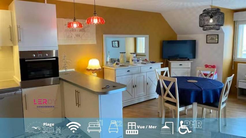 Gîte pour 4 personnes, avec Balcon à Le Portel - 2