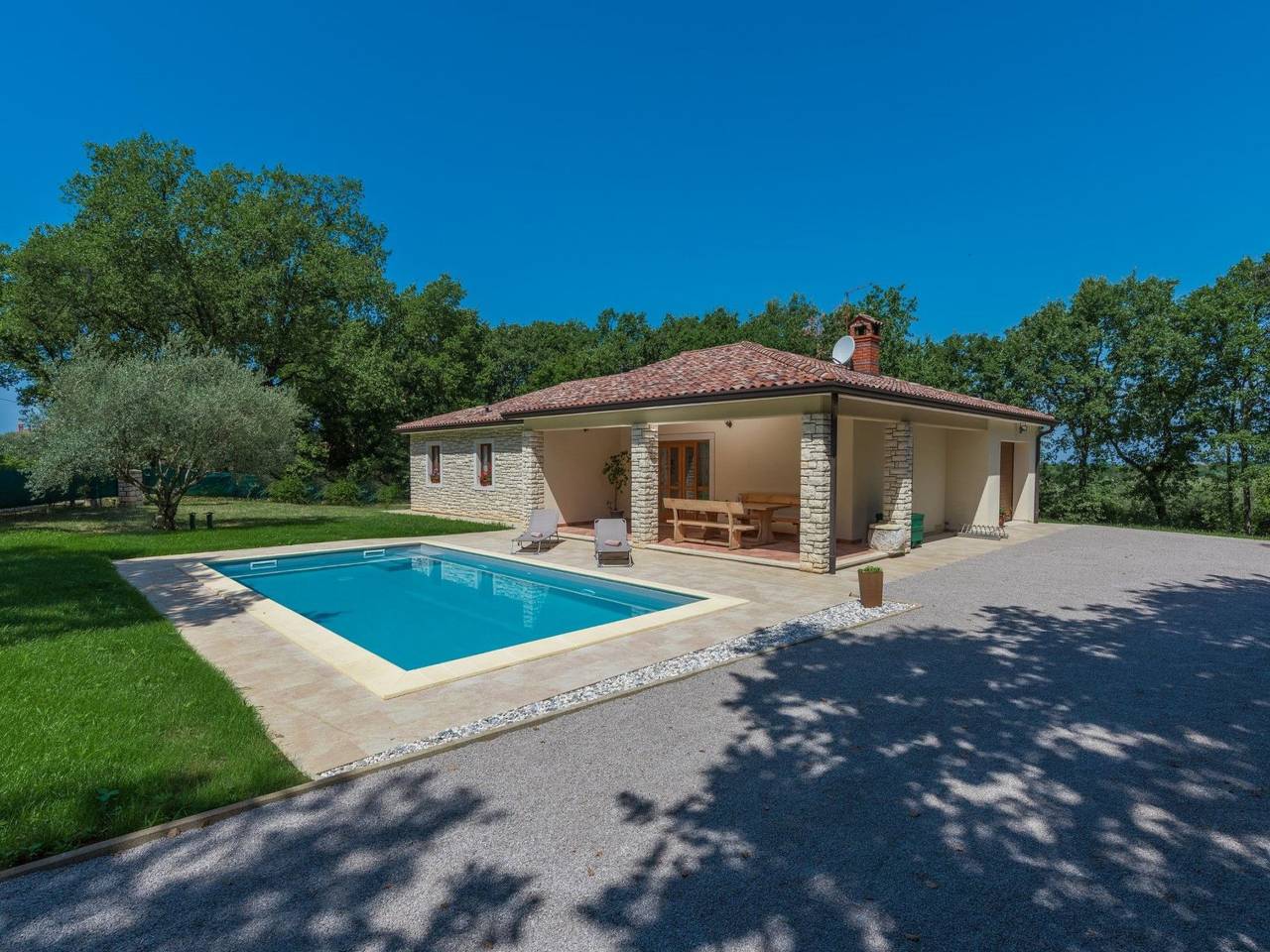 Mit Privatpool für 6 Personen ca. 70 m² in Juricani, Istrien (Umag und Umg in Juricani, Umag und Umgebung