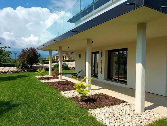 Appartement de vacances pour 2 personnes, avec Terrasse ainsi que Jardin et Vue