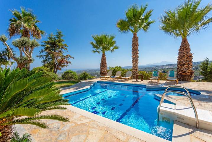 Ferienhaus für 8 Personen, mit Balkon und Terrasse sowie Garten und Kinderpool in Rethymno und Umgebung - 3