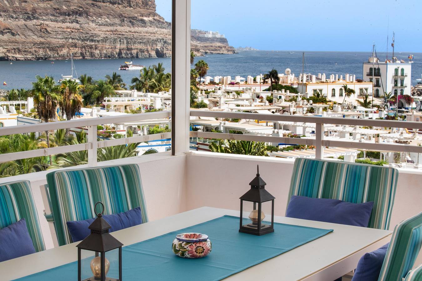 Casa de vacaciones "Luís Montesdeoca" con vistas al mar, Wi-Fi y terraza in Puerto de Mogan, Lomo Quiebre