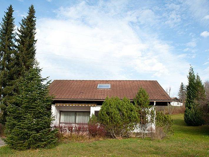 Ferienhaus für 4 Personen, mit Pool und Terrasse sowie Garten, mit Haustier im Allgäu