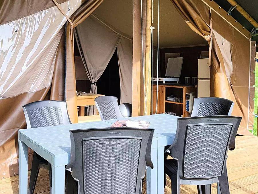 Camping La Colline - Safarizelt 5 personen - Lodge 3 Zimmer 5 Personen Ohne Sanitär in Luxemburg Provinz