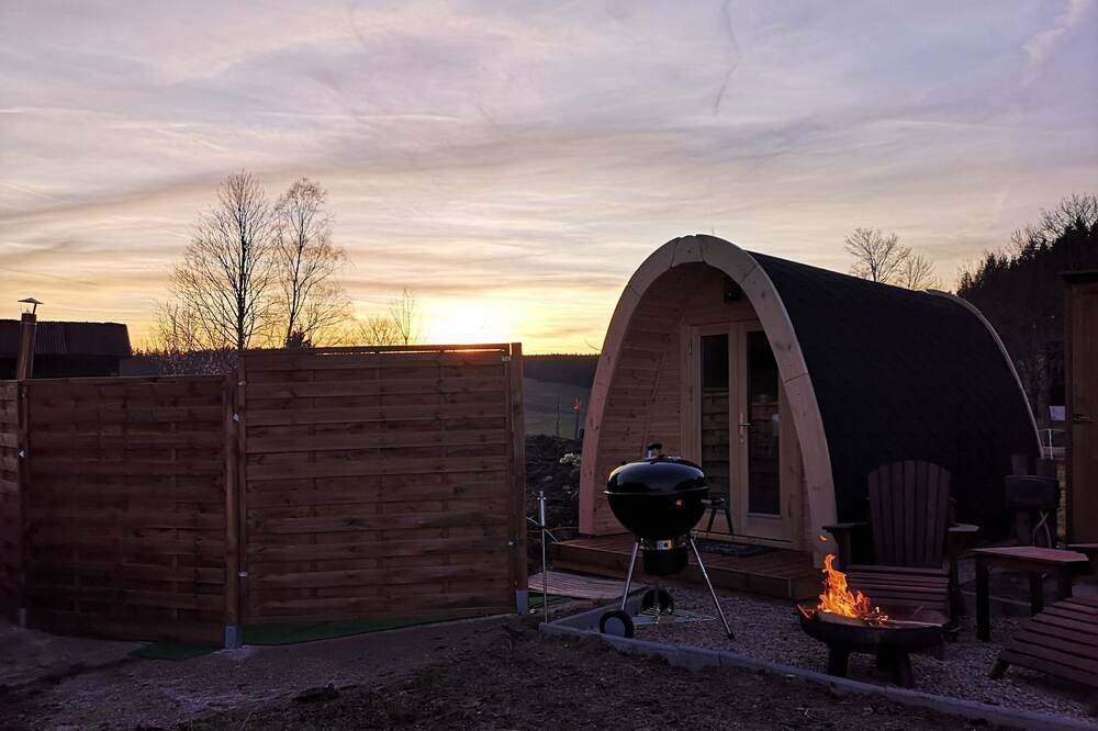 Ganze Wohnung, Fichtel-Pod gegen Aufpreis mit Sauna oder Hot Tub in Hohenberg an der Eger, Landkreis Wunsiedel im Fichtelgebirge