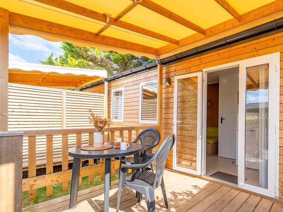 Camping Paradis Au port de l'houmeau - Mobilheim 2 personen - Gold Mitoyen in L'Houmeau, La Rochelle und Umgebung