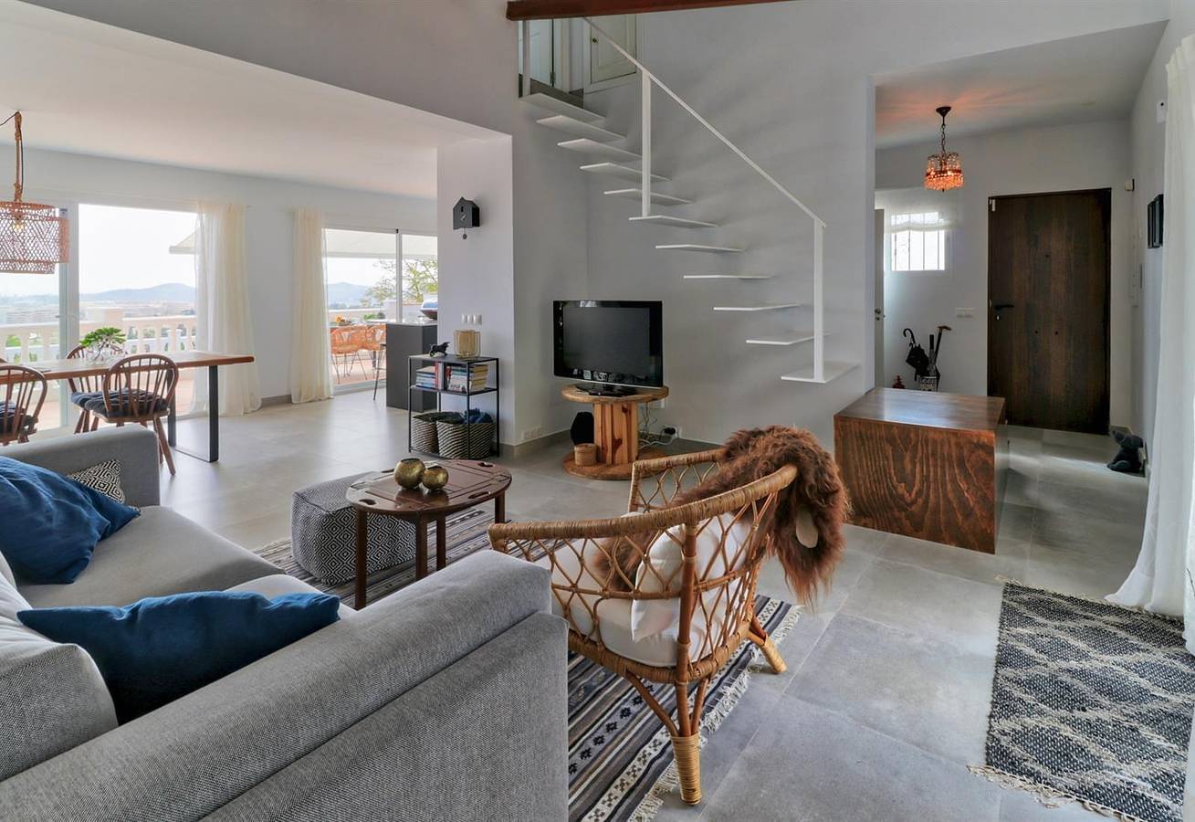 Villa 'Fantastic View' mit Meerblick, Wlan und Klimaanlage in Mijas Costa, Mijas