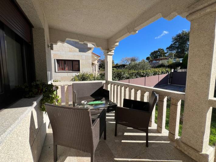 Casa vacacional para 8 personas, con terraza en Galicia