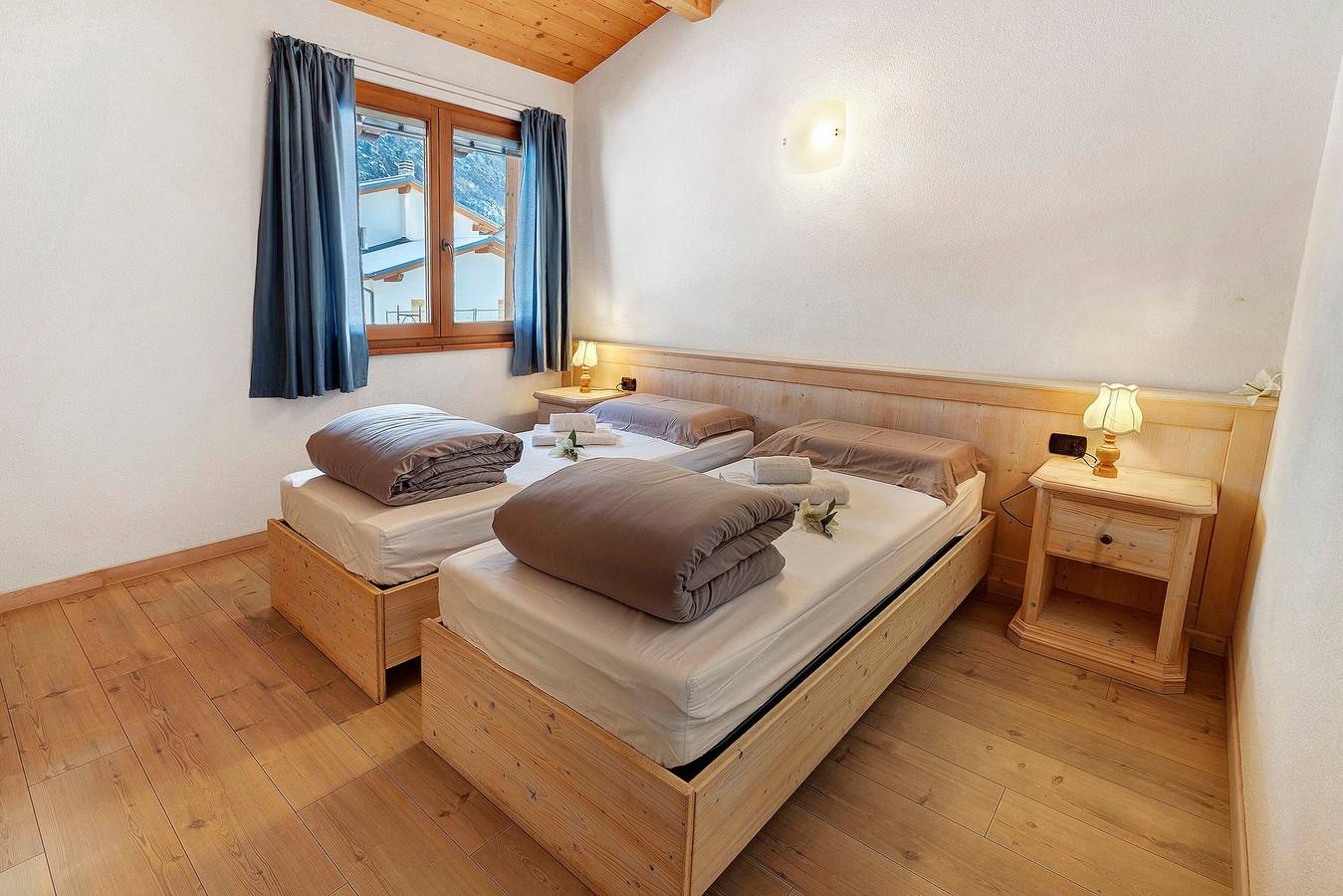 Zimmer 'Camera Matrimoniale' mit Bergblick, Gemeinschaftsgarten und Wlan in Grosio, Nationalpark Stilfser Joch
