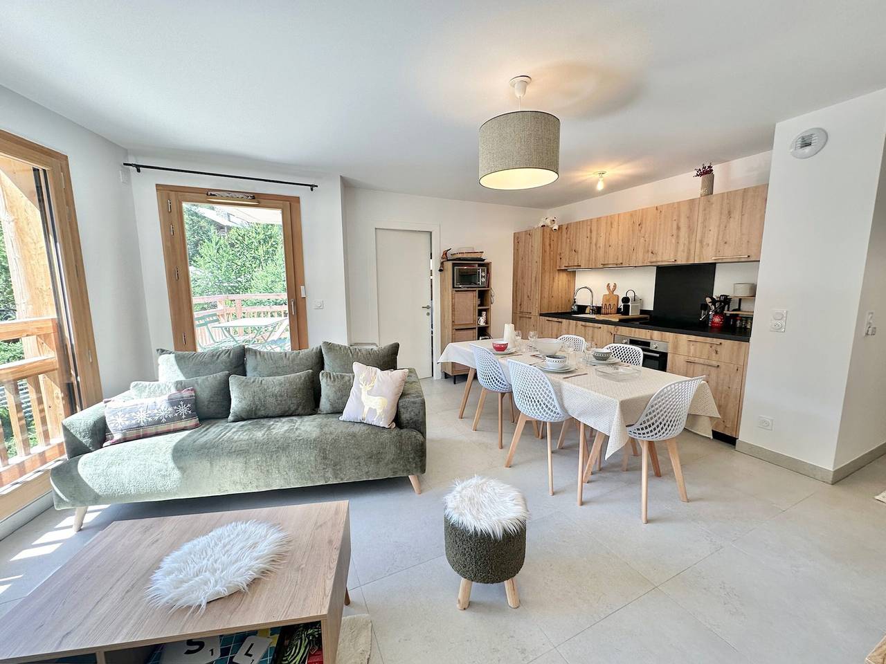 Geheel appartement, Vakantieappartement voor 7 personen met balkon in Vars, Briançon en omgeving