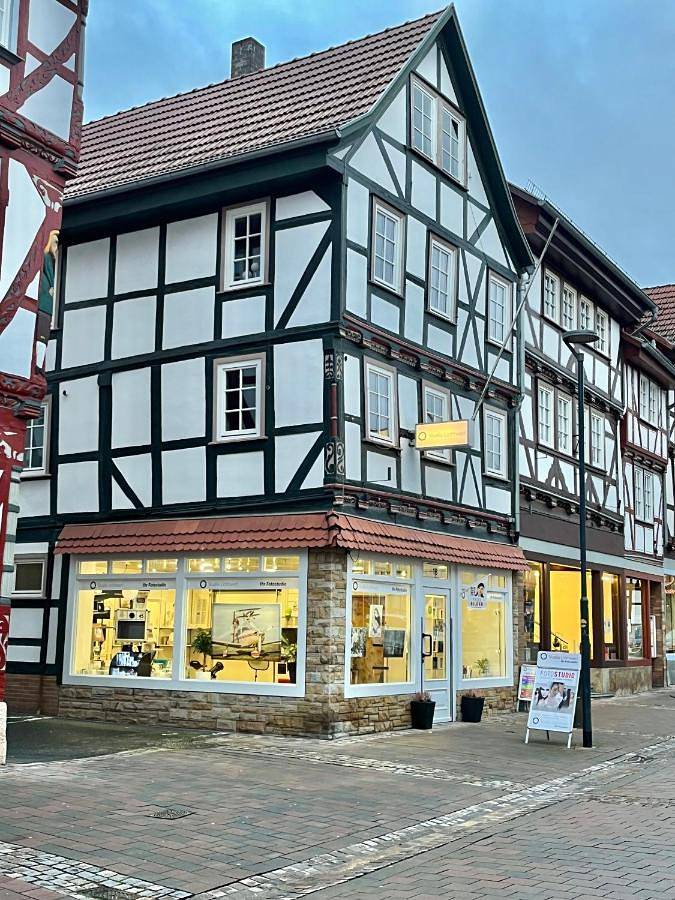 Ferienwohnung für 4 Personen, mit Balkon und Terrasse sowie Ausblick in Eschwege