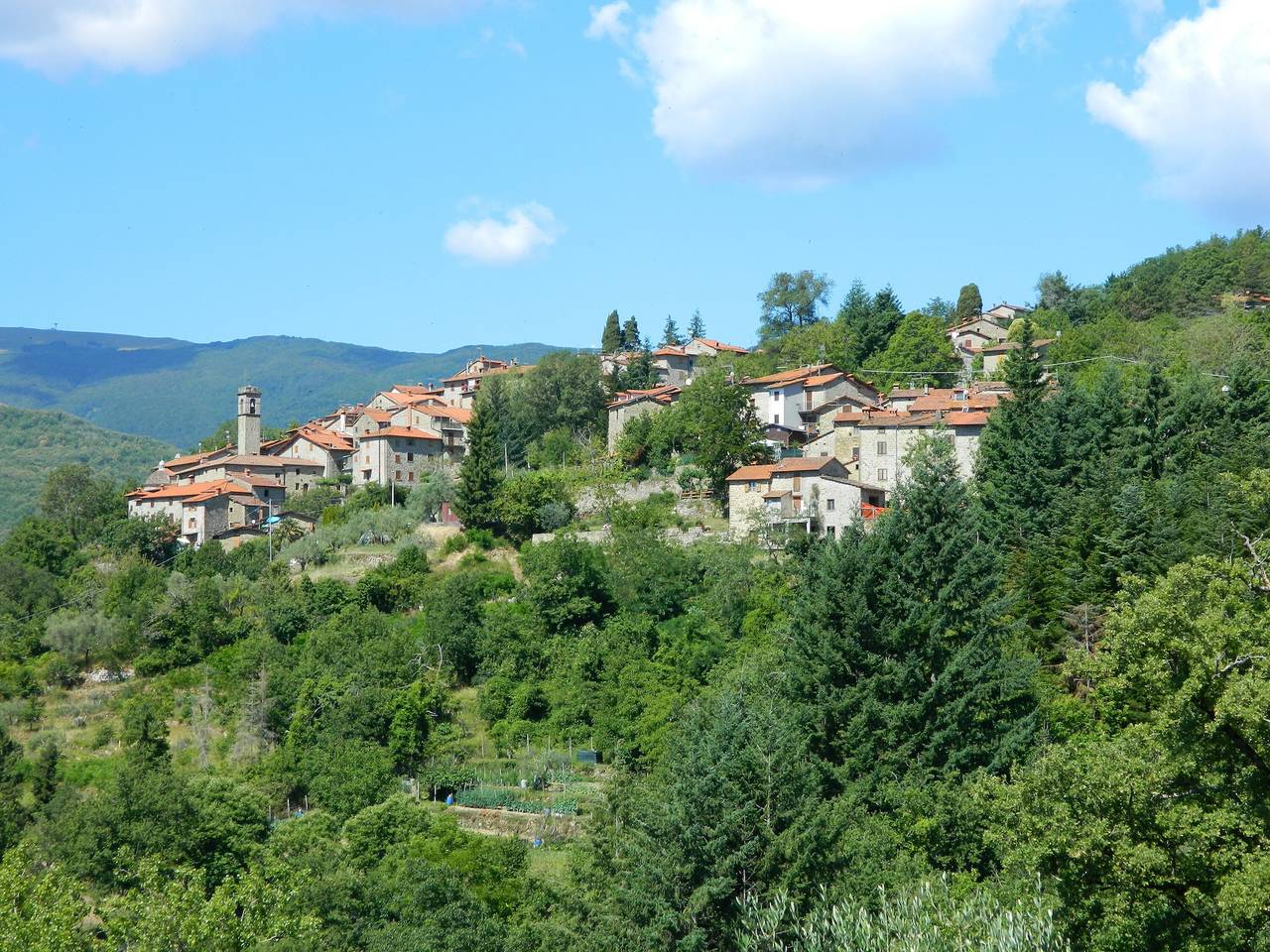 Ganze Wohnung, Apartment 'Casa Resi - Le Case di Quota' in einem mittelalterlichen Dorf bei Poppi in Quota, Poppi