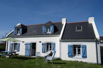 Location de vacances pour 6 personnes, avec jardin à Sauzon