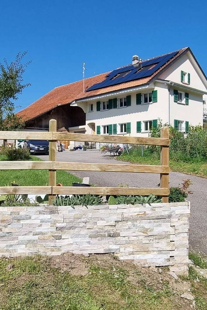 Ferienwohnung für 4 Personen, mit Terrasse und Garten in Kanton Freiburg