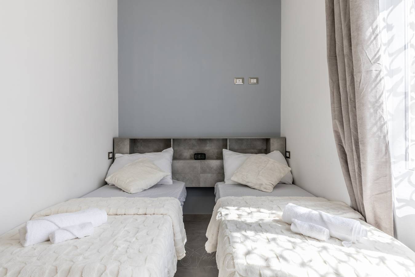 Zimmer 'Gordiani Guest House - Blue' mit Wlan und Klimaanlage in Rom, Rom Provinz