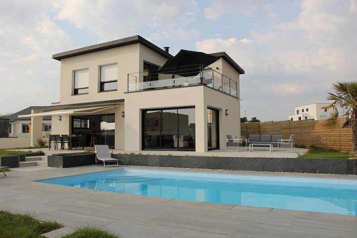 Ferienhaus für 8 Personen, mit Terrasse und Whirlpool sowie Garten - 1