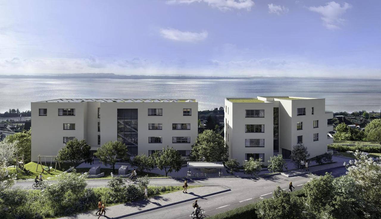 Studio with Balcony in Neuchâtel, Lake Neuchâtel